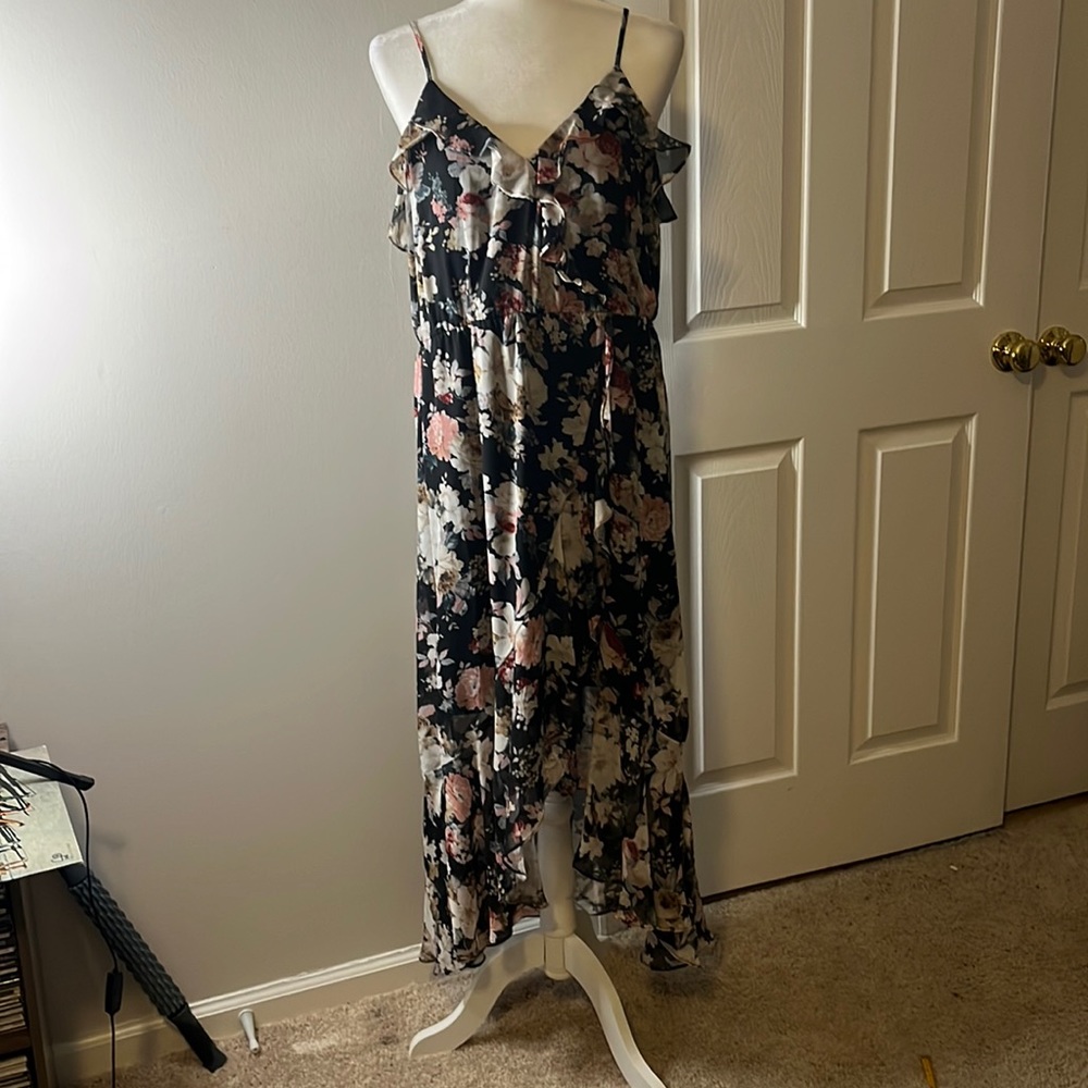 Asymmetrical high-low sundress
